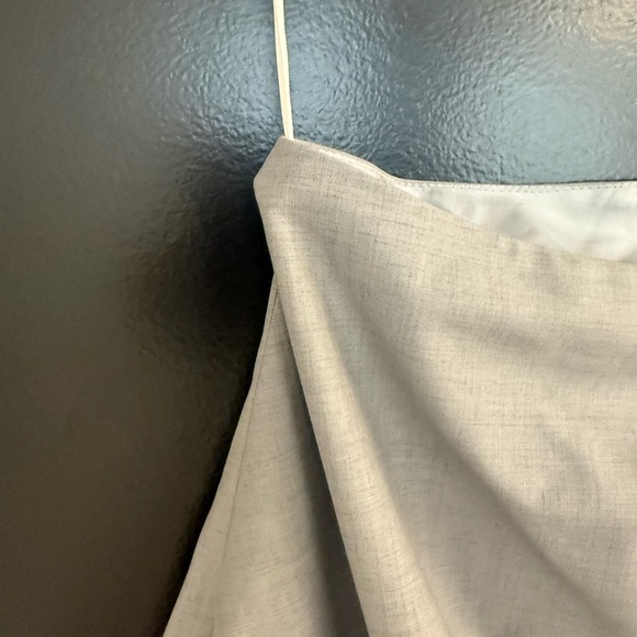 Cynthia Steffe size 6 EUC One-Shoulder grey blazer material Dress - Picture 8 of 13